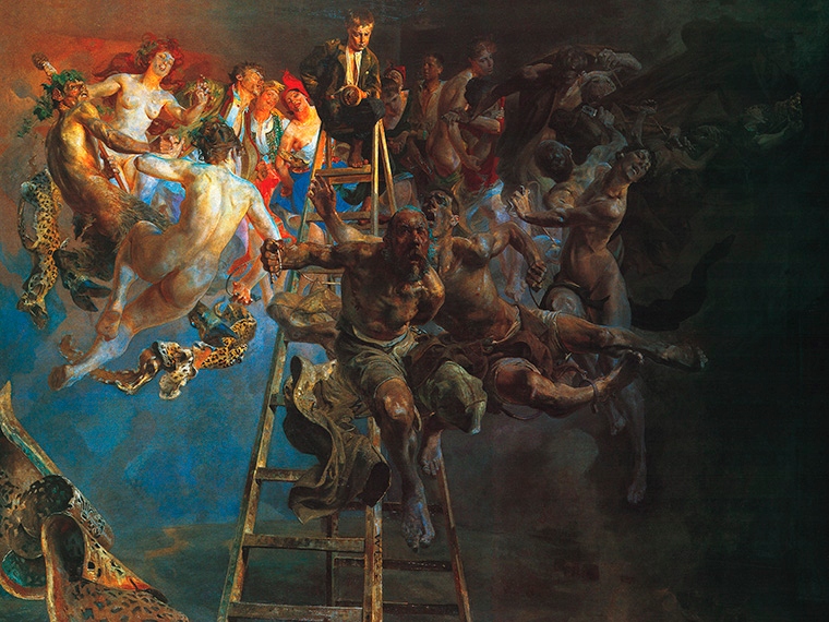 Interpretacja Obrazu Błędne Koło W Kontekście Wesela Digi Art Malczewski BŁĘDNE KOŁO 60X80 - 6691876284 - oficjalne archiwum