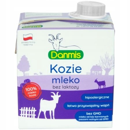 Kozie mleko bez laktozy 500ml