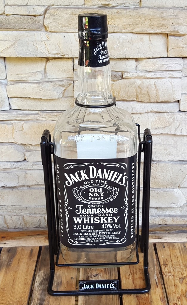 Butelka Jack Daniels 3l ze stojakiem nalewak