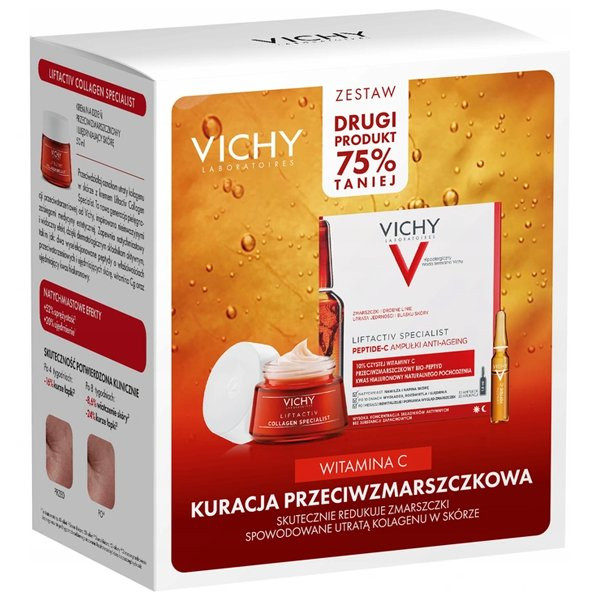 Zestaw Vichy Liftactiv Collagen Specialist, krem n