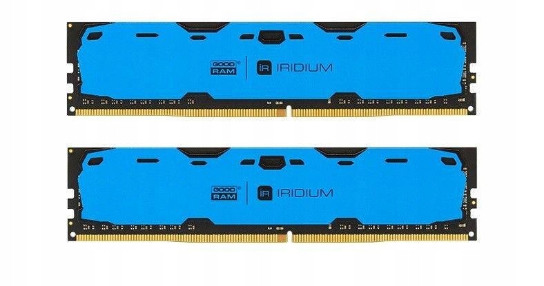 Pamięć DDR4 GOODRAM IRIDIUM 8GB (2x4GB) 2400MHz CL15-15-15 IRDM 512x8 Blue