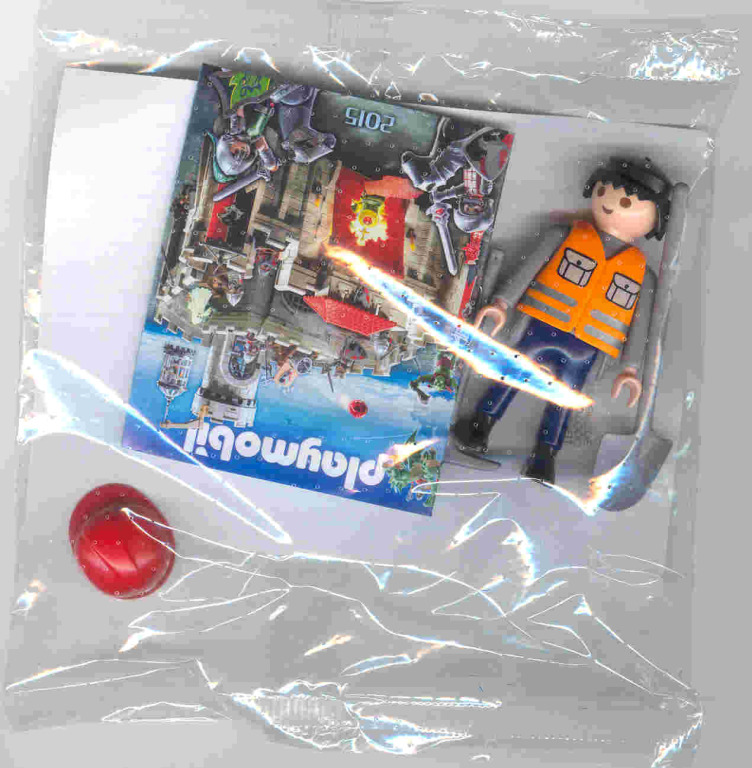 PLAYMOBIL FIGURKA LUDZIK - ROBOTNIK DROGOWY - NOWY