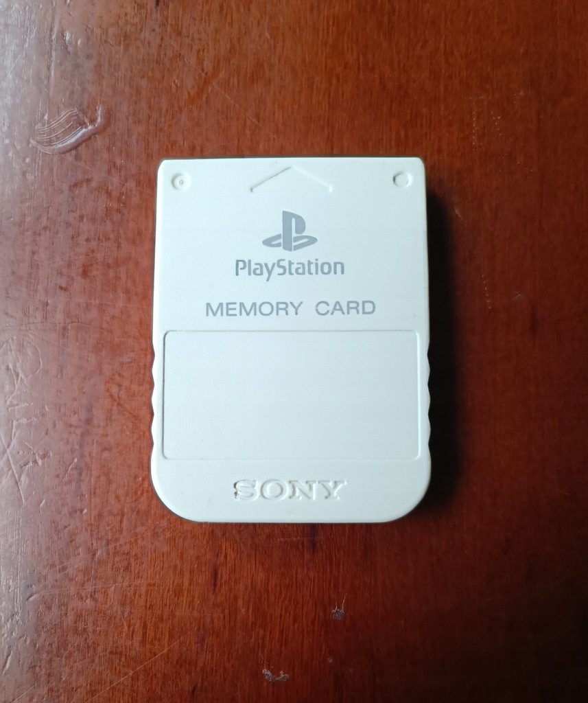 Karta pamięci PSX PS1 PSone PlayStation SZARA