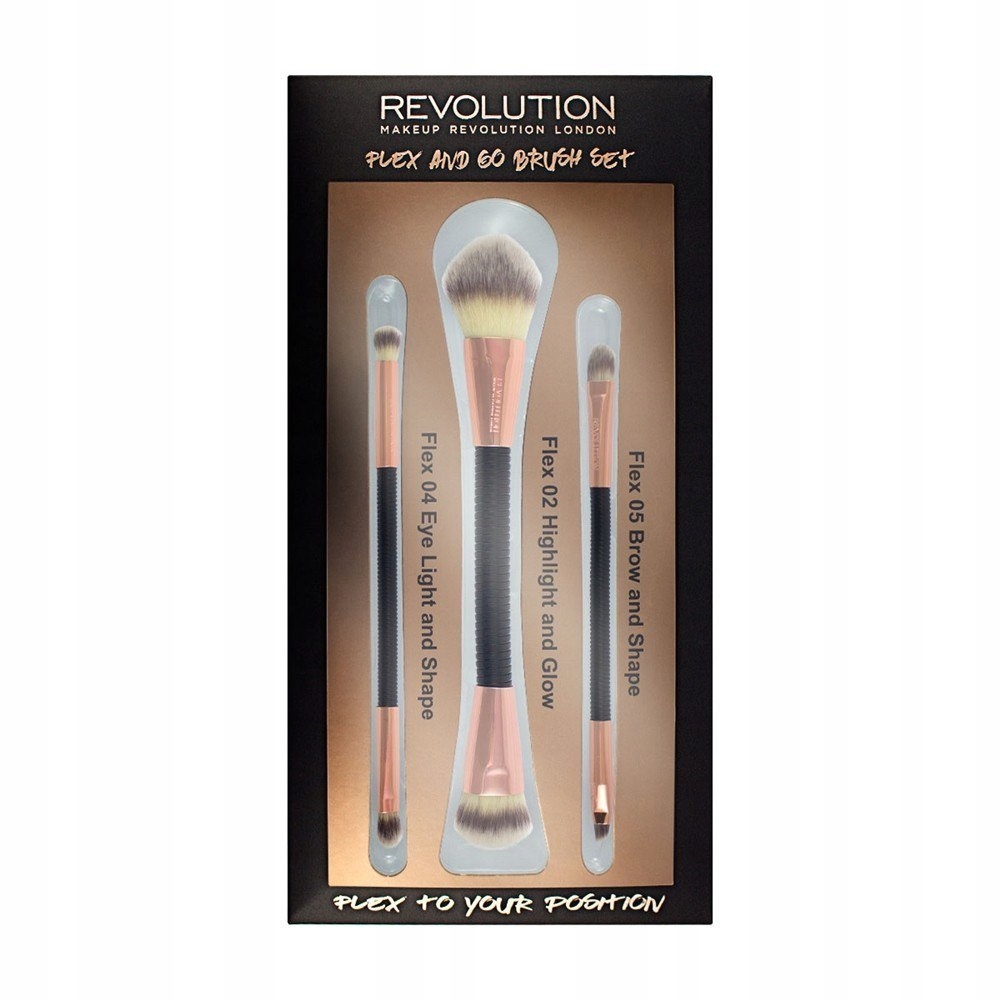 Makeup Revolution Brush Flex & Go Brush Set Ze