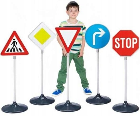 Duże Znaki drogowe do zabawy dla dzieci