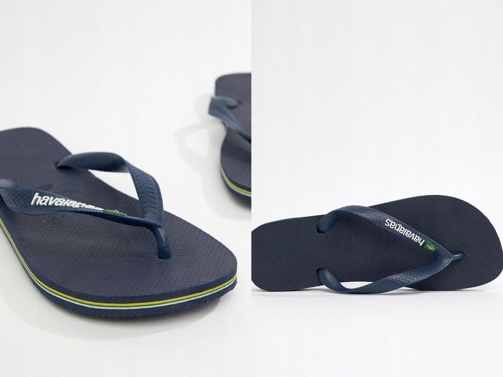 Havaianas Brasil Logo klapki granatowe 39-40