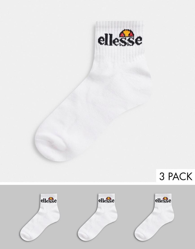 P1M151 ELLESSE__NX1 SKARPETY LOGO 3-PACK__43-46