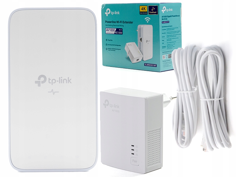 Transmiter sieciowy TP-LINK TL-WPA7517 KIT ZESTAW - 12956451418 ...