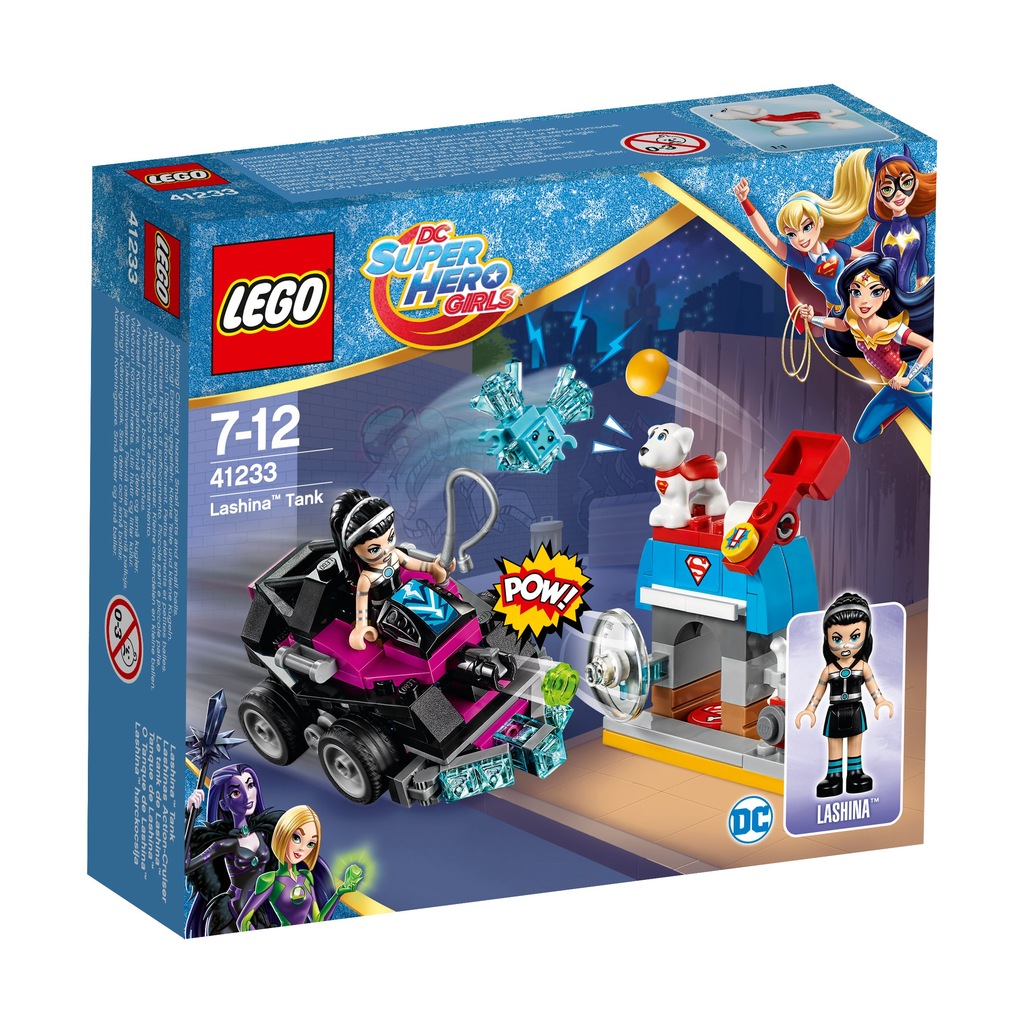 LEGO DC Super Hero Girls Lashina i jej pojazd 41233 USZKODZONE OPAKOWANIE