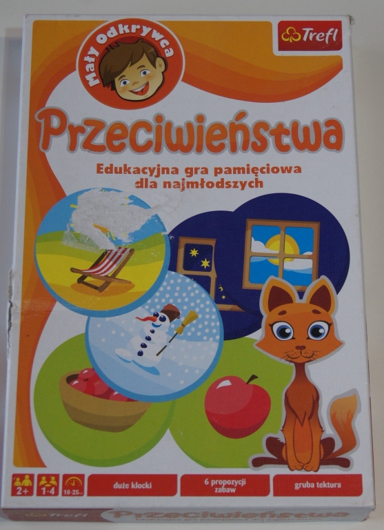 TREFL Mały Odkrywca gra przeciwieństwa