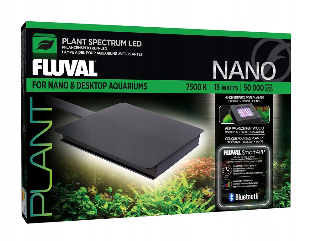 Fluval Plant 3.0, Nano Oświetlenie LED Do Akwariów 15w