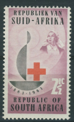 Suid Afrika 2 1/2 c. - Czerwony Krzyż