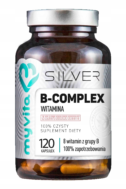 MyVita Silver Witamina B-Complex 100% 120 kapsułek