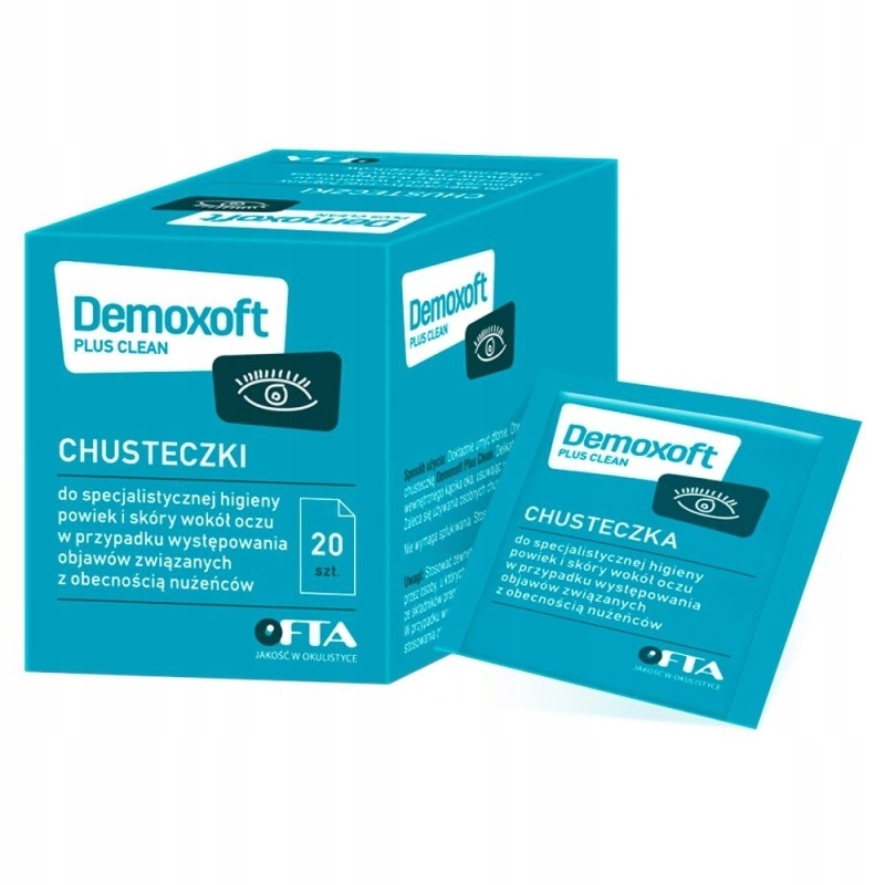 Demoxoft Plus Clean Chusteczki 20 sztuk