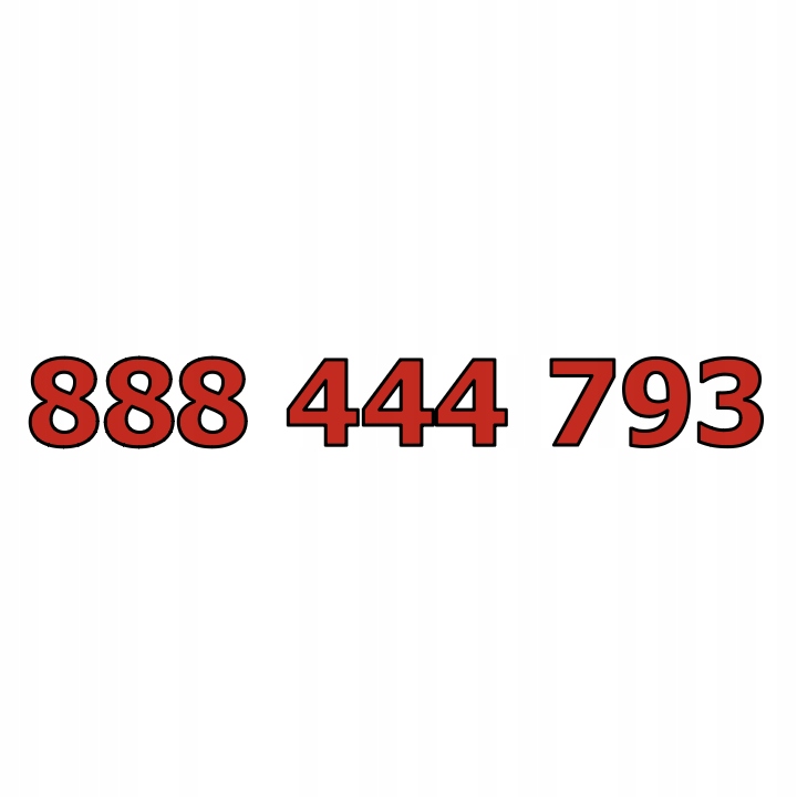 888 444 793 ZŁOTY ŁATWY PROSTY NUMER HEYAH STARTER PREPAID KARTA SIM GSM