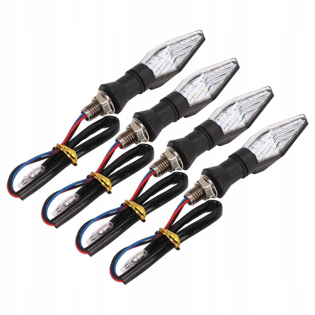 KIERUNKOWSKAZY LED 12 DIOD 12V CZARNE 4SZT