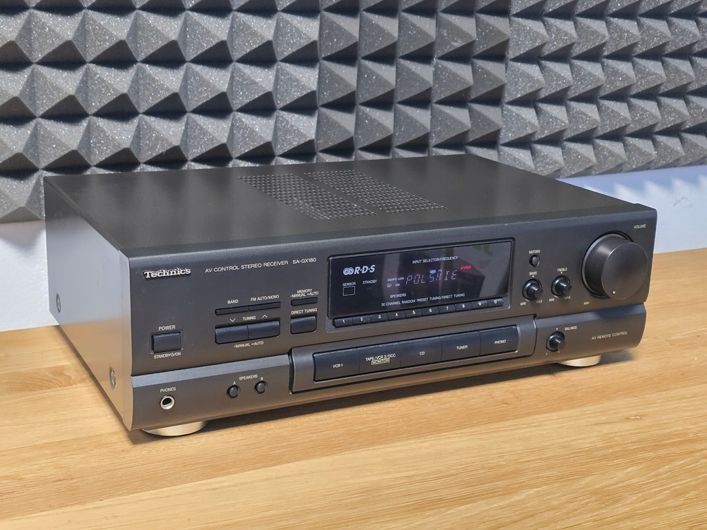 Amplituner Technics SA-GX180 STEREO JAK NOWY IDEALNY STAN SPRAWNY ORYGINAŁ!