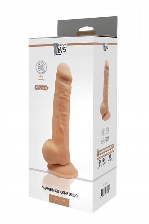 Dildo realistyczne naturalne członek penis 24cm