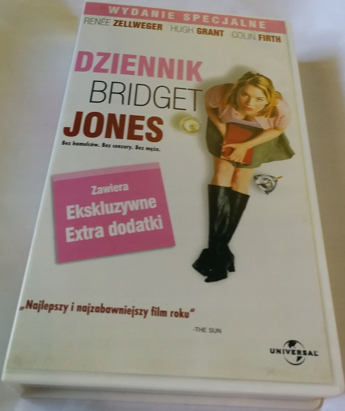 film dziennik bridget jones kaseta wideo vhs