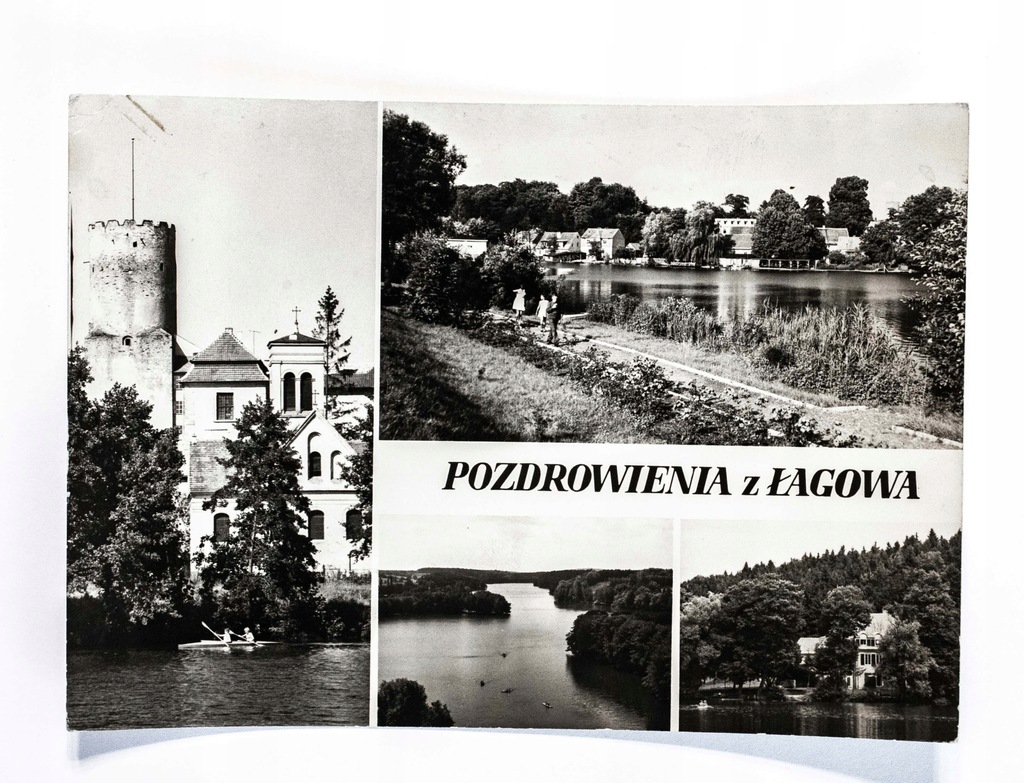 ŁAGÓW - ZAMEK, JEZIORO, DOM WYPOCZYNKOWY l. 60/70
