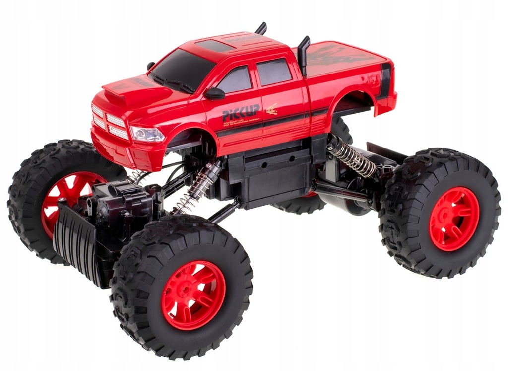 Samochód RC Rock Crawler 4WD czerwony 2.4GHz