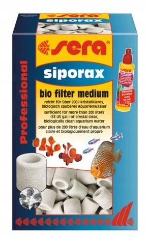 SERA SIPORAX 145g WYDAJNY WKŁAD BIOLOGICZNY 500ml