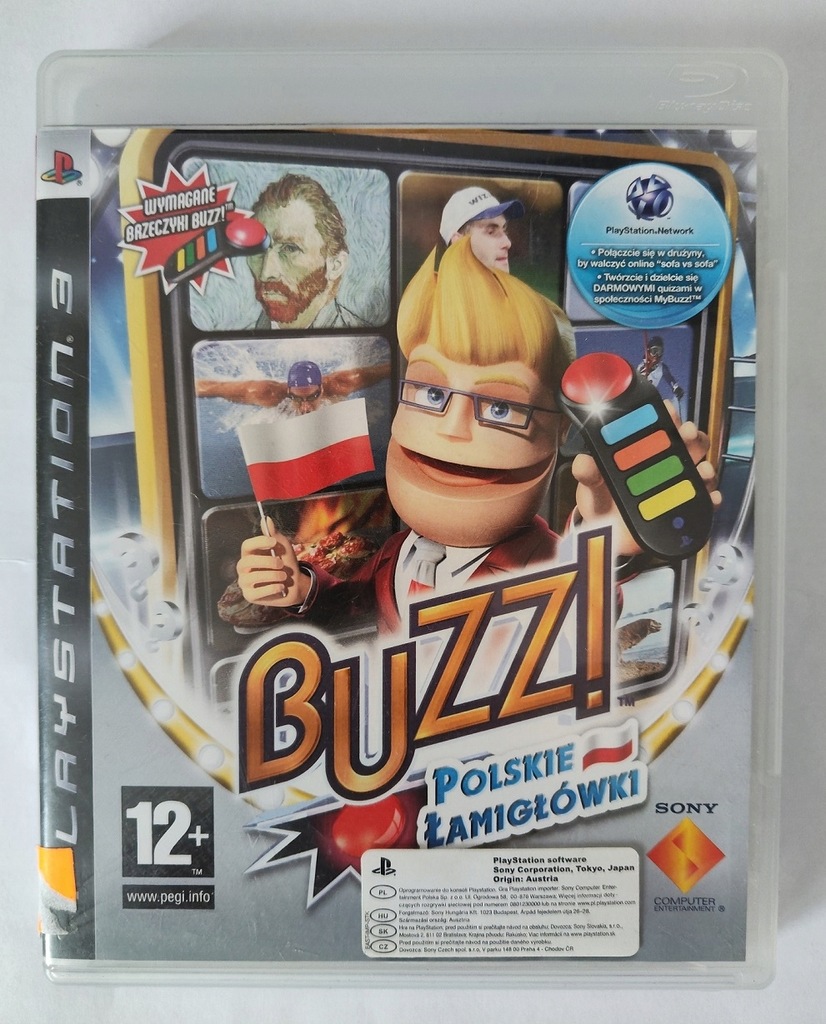 Buzz Polskie Łamigłówki PL PS3 PlayStation 3