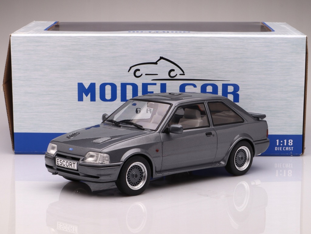 Ford Escort MKIV RS Turbo S2, metallic-grey MCG 1:18