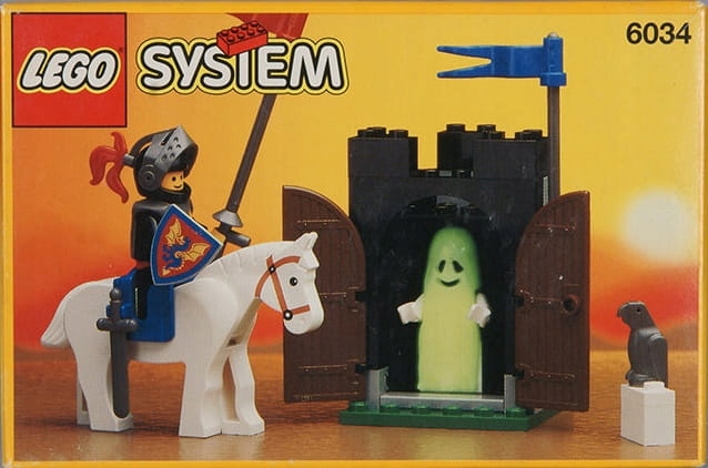 LEGO 6034 Black Monarch's Ghost Castle Knights BOX