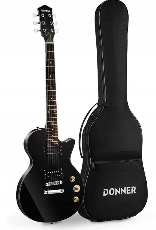 Donner エレキギター レスポール タイプ DL-124 黒 Donner エレキギター レスポール タイプ DL-124 黒 Amazon | Donner