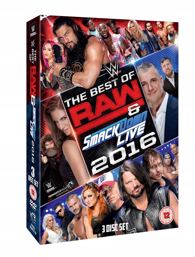 WWE THE BEST OF RAW SMACKDOWN 2016 [3DVD]