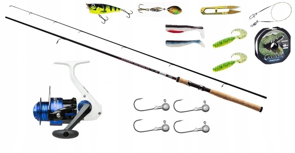 JAXON ZAFFIRA JIG SPIN 2,70 KOŁOWROTEK AKCESORIA