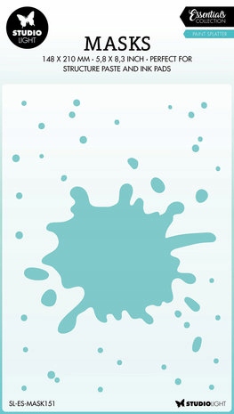 Szablon Studio Light A5 Paint Splatter (SL-ES-MASK151)