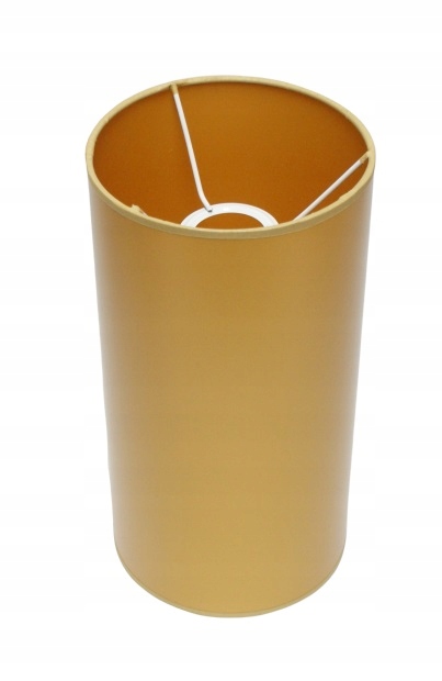 Abażur, abażury 160x300 walec złoty mat