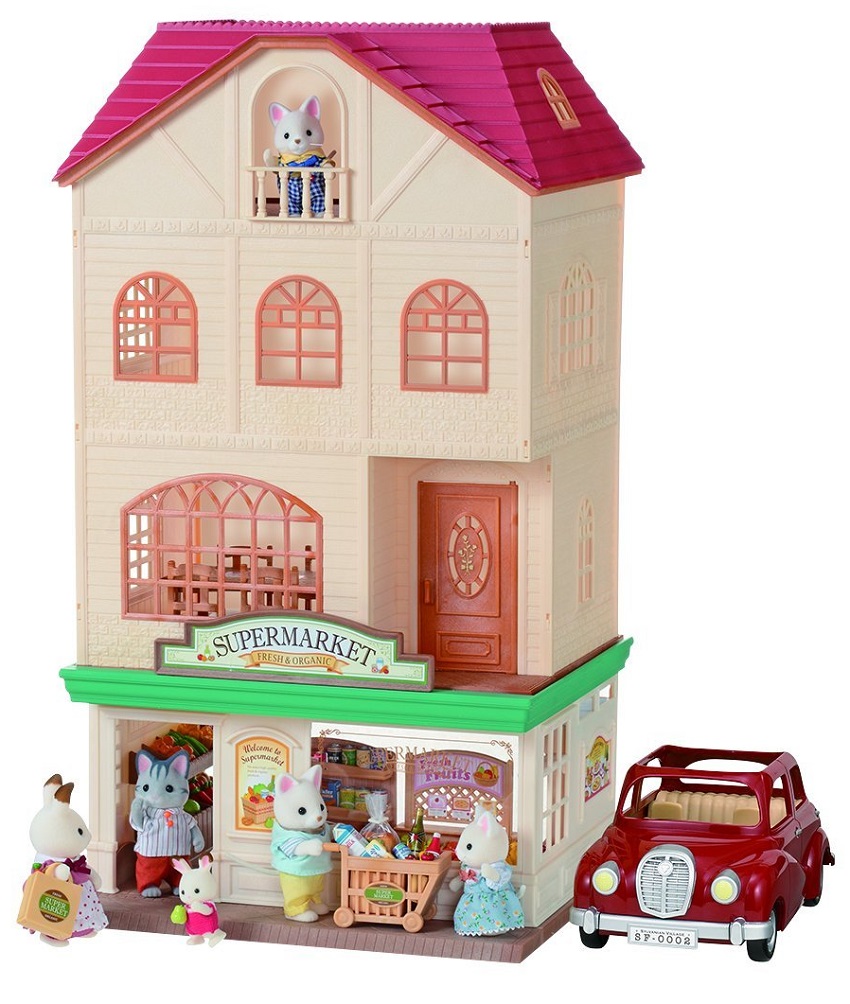 SYLVANIAN FAMILIES SUPERMARKET 5049 2887 - 7688691632 - oficjalne archiwum Allegro