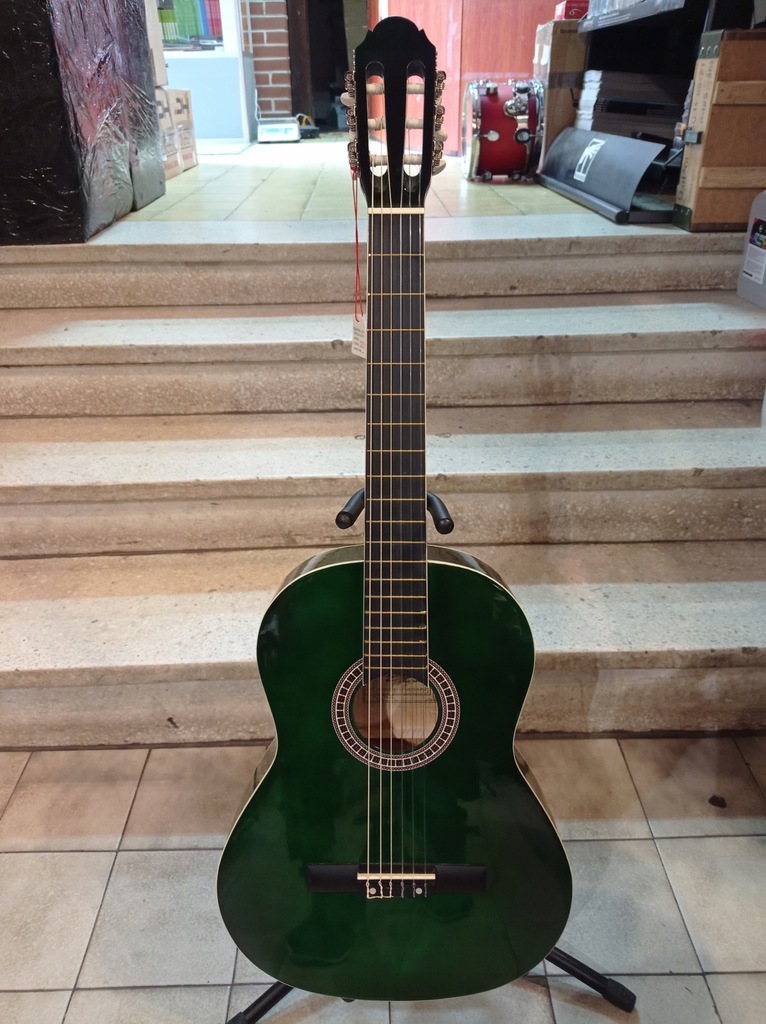 Prima CG-1 4/4 Green Burst - gitara klasyczna