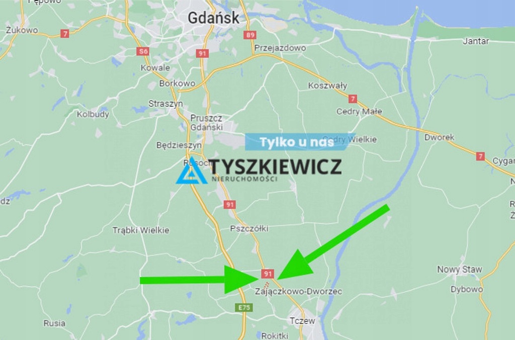 Działka, Zajączkowo, Tczew (gm.), 27300 m²