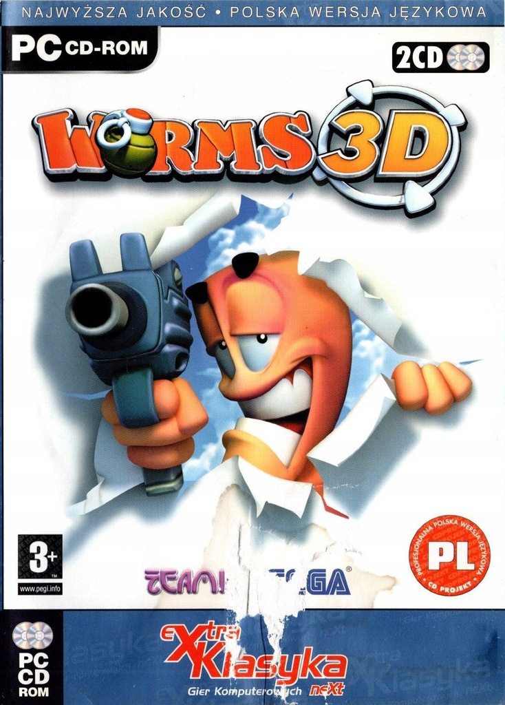 Worms 3D PC CD-ROM