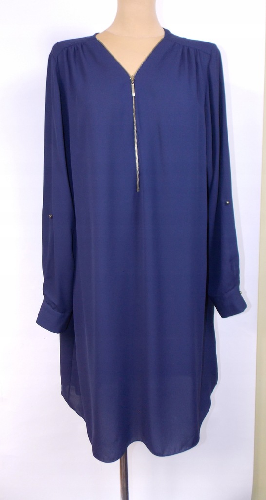 sukienka MCo elegancka klasyczna zwiewna ZIP 48