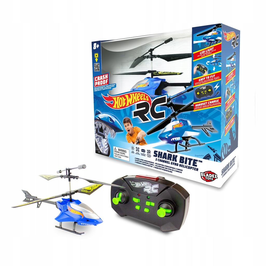 Hot Wheels Bladez Shark Bite 2 Helikopter RC