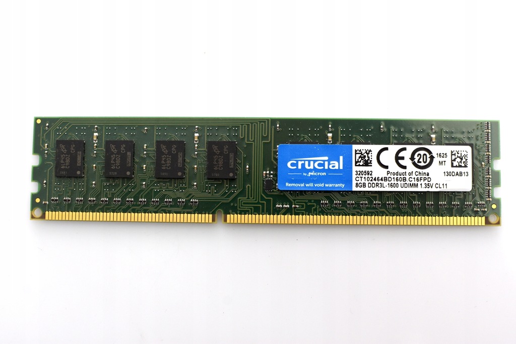 DDR3 Crucial 8GB 1600MHz CL11 Entuzjasta-PC