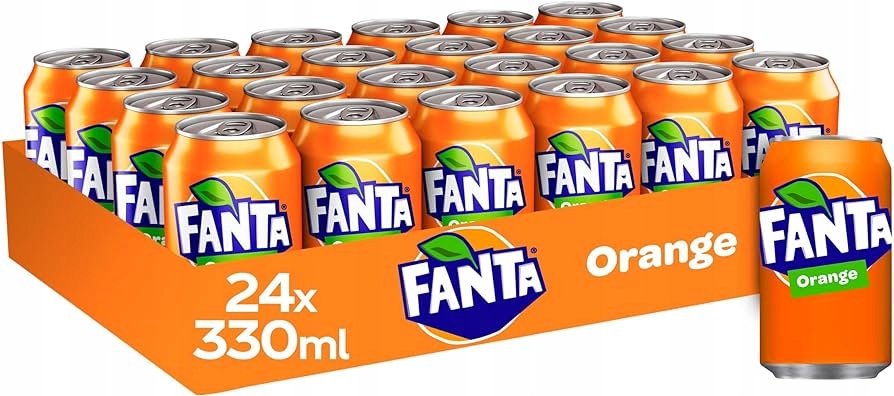 Napój gazowany Fanta Pomarańczowa 330 ml