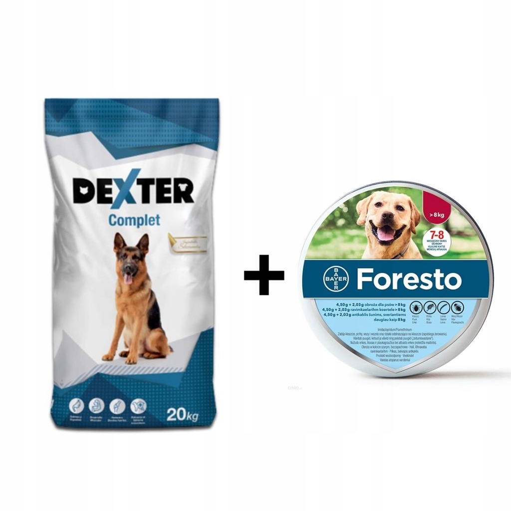 [Zestaw] Dexter Complete dla psów ras dużych 20kg