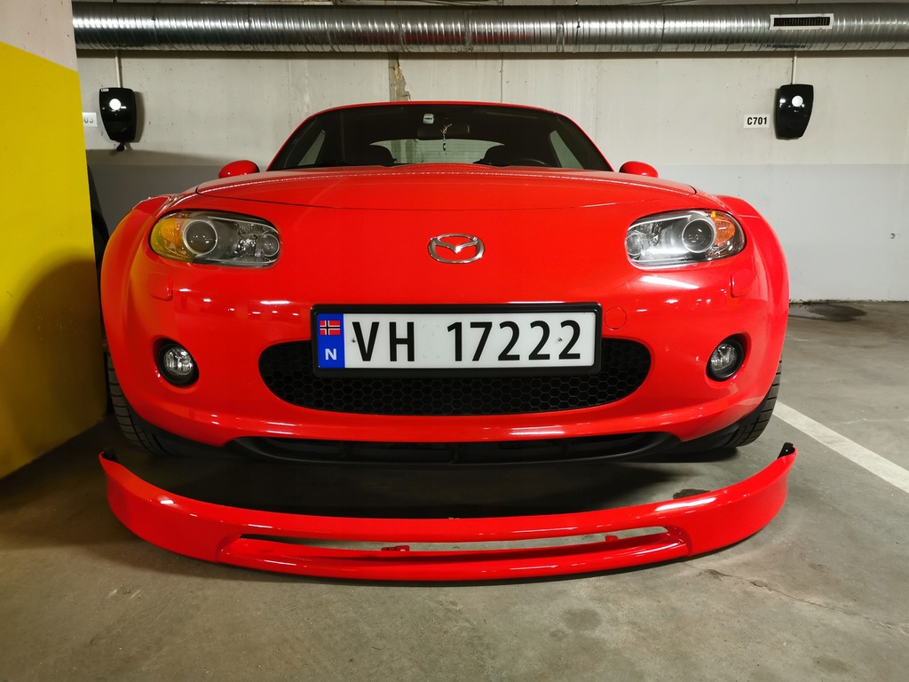 Mazda MX-5 NC Dokladka Spoiler OEM DYNAMIC TrueRed