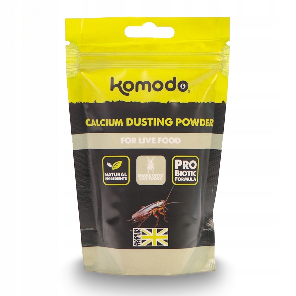 Komodo Calcium Dusting Powder 200g-wapno gad, płaz