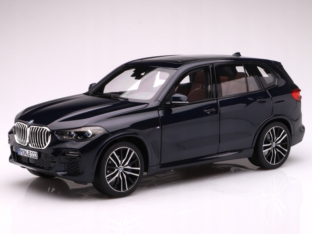 Model samochodu BMW X5 - 2019, blue metallic Norev 1:18