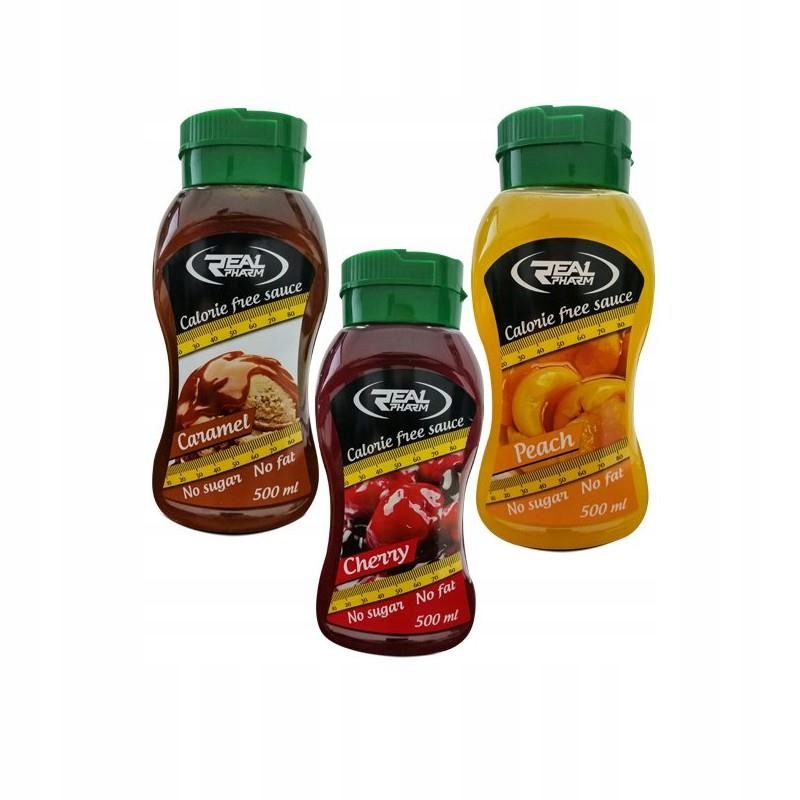 REAL PHARM SYROP Sos Sauce O KCAL CUKRU #TRUSKAWKA