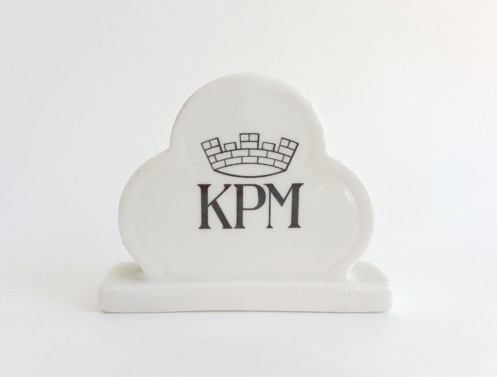 Reklama fabryki porcelany KPM Carl Krister Śląsk