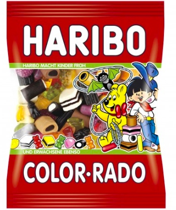 HARIBO LUKRECJA ŻELKI COLOR - RADO Z NIEMIEC