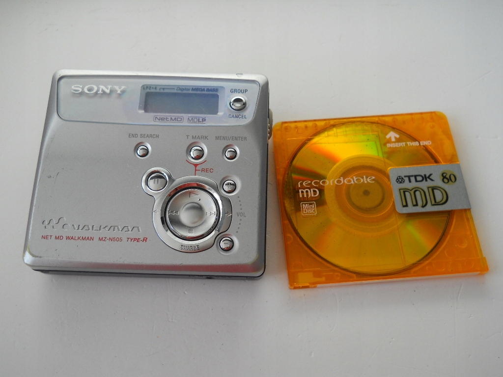 WALKMAN SONY MZ N505 TYPE R 8020262263 oficjalne archiwum Allegro